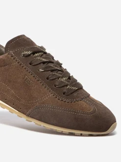 Tennis femme cuir marron ESTRELA