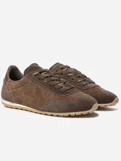Tennis femme cuir marron ESTRELA