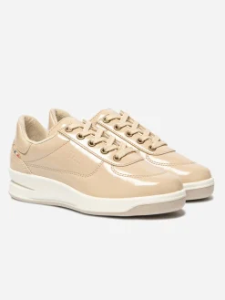 Tennis Femme Fabrication Française Cuir Crème BRANDIE