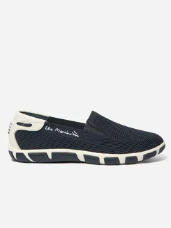 Tennis Femme Slip-on Textile Bleu