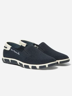 Tennis Femme Slip-on Textile Bleu