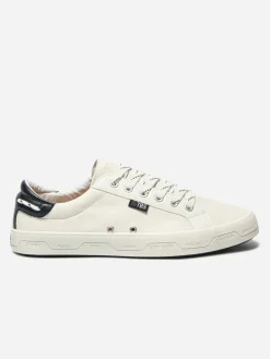 Tennis Homme Coton Recyclé Blanc LANZARO