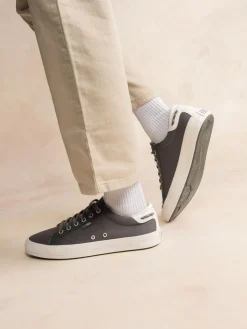 Tennis Homme Coton Recyclé Gris LANZARO