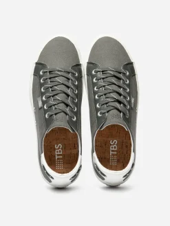 Tennis Homme Coton Recyclé Gris LANZARO