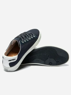 Tennis Homme Coton Recyclé Marine LANZARO