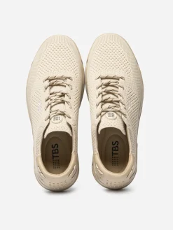 Tennis Homme Légères Textile Recyclé Beige