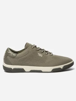 Tennis Homme Légères Textile Recyclé Kaki GUEKNIT