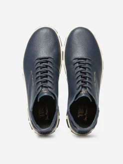Tennis Montantes Femme Confort Bleu JUHAYNA