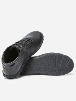 Tennis Montantes Femme Confort Marine Détail Or