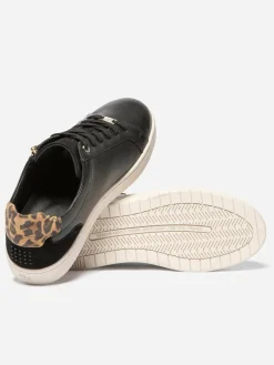 Tennis Noir Leopard VINISIA