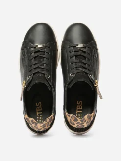 Tennis Noir Leopard VINISIA