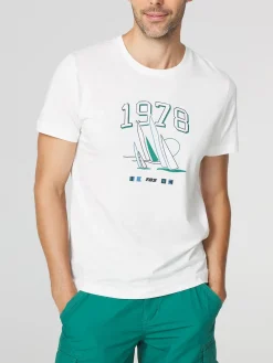 T-shirt Homme Blanc HERVETEE
