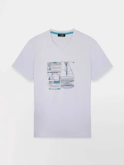 T-shirt Homme Coupe Ajustée Blanc STANYTEE