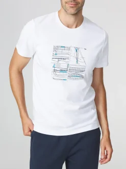 T-shirt Homme Coupe Ajustée Blanc STANYTEE