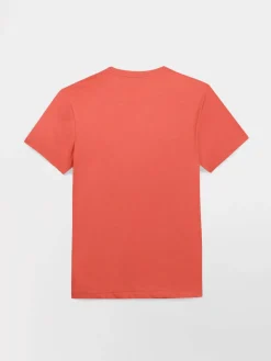 T-shirt Homme Coupe Ajustée Jersey Rouge PIERETEE