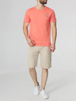 T-shirt Homme Coupe Ajustée Jersey Rouge SOHANTEE