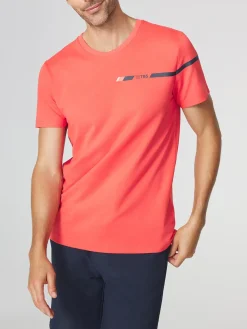 T-shirt Homme Coupe Ajustée Rouge BRICETEE