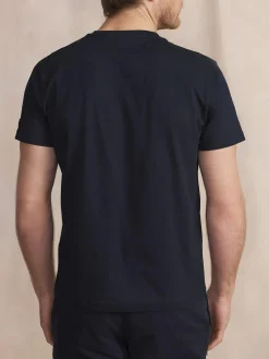 T-Shirt Marine Manches Courtes Bleu OMARITEE