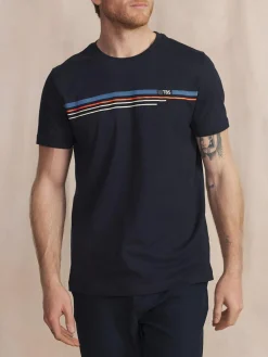 T-Shirt Marine Manches Courtes Bleu NINIOTEE
