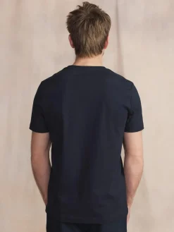 T-Shirt Marine Manches Courtes Bleu NINIOTEE