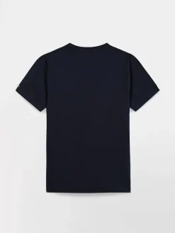 T-Shirt Marine Manches Courtes Bleu IZZARTEE