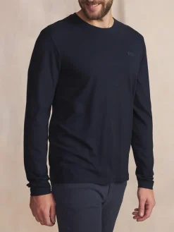 T-Shirt Marine Manches Longues Bleu PIERELON