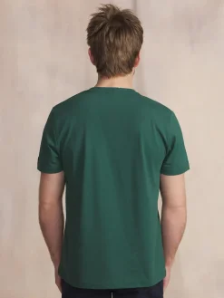T-Shirt Trefle Manches Courtes Vert IZZARTEE