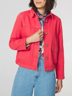 Veste Femme Boutonnée Rose MADIEVES