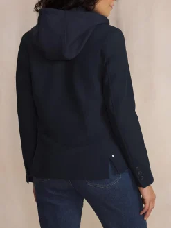 Veste Femme Capuche Amovible Doublé Marine POLLYVES