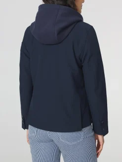 Veste Femme Capuche Amovible Doublé Marine POLLYVES