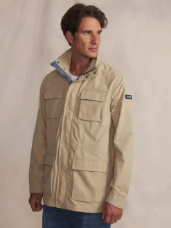 Veste Homme Col montant Beige JAMALVES
