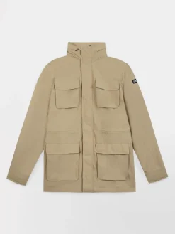 Veste Homme Col montant Beige JAMALVES