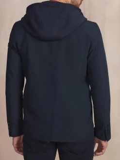 Veste Homme Zippée et Boutonnée Marine FLEEXVES
