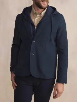 Veste Homme Zippée et Boutonnée Marine FLEEXVES