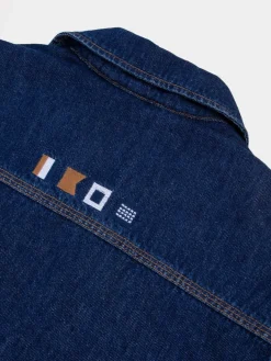 Veste Indigo Avec Manches Bleu MANKIVES