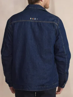 Veste Indigo Avec Manches Bleu MANKIVES