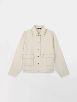 Veste Jean Blanc Femme FAHRAVES