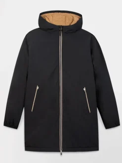 Veste Longue Homme Intérieur Sherpa Imperméable Vert ULRYKVES